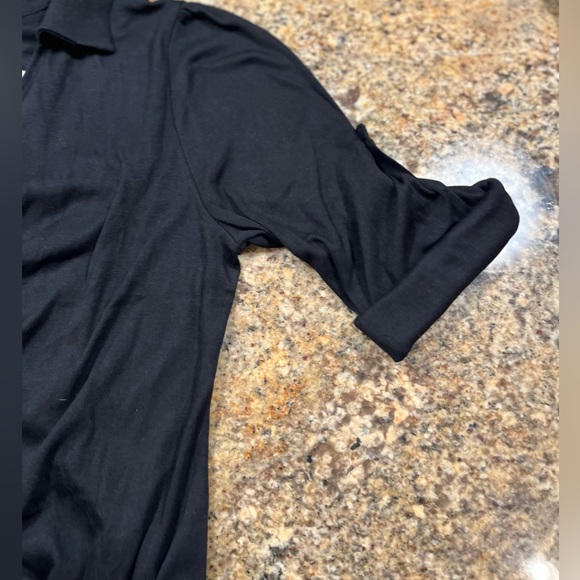 NWT Stylish Ruched Roll Sleeve Tunic - Picture 9 of 13